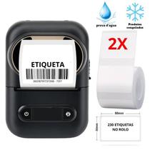1 Impressora Xd-210 + 2 Rolos Etiquetas 50x30 Prova D'água 1 Impressora Xd-210 + 2 Rolos Etiquetas 50x30 Prova D'água