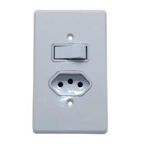 1 Interruptor Simples + 1 Tomada 20a 3p Gelo Radial 1807221
