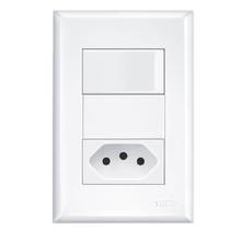 1 Interruptor Simples +1 Tomada 2p+t - 2917 - Fame 1 Interruptor Simples +1 Tomada 2p+t - 10329174 - Fame