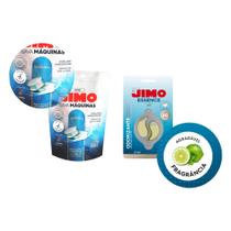 1 Jimo Lava Máquinas +1 Jimo Odorizante Ecesse P/ Máquina de Lavar Louça