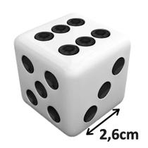 1 Jogo De Dado 26mm (2,6cm) Euclides Jordão 1 Jogo De Dado 26mm (2,6cm) Euclides Jordão