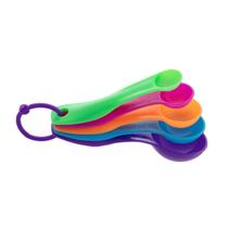 1 Jogo Medidor 5 Peças Colher de Sopa Confeitaria Plástico 1 Jogo Medidor 5 Peças Colher de Sopa Confeitaria Plástico