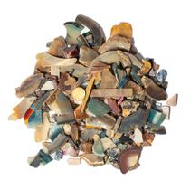 1 kg Cascalho Chapa de Agata Pedra Bruto Mista Artesanato