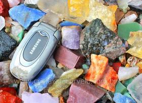 1 kg de Cascalho Bruto Misto Sortido para Orgonite - Pedras de 35 a 70 mm