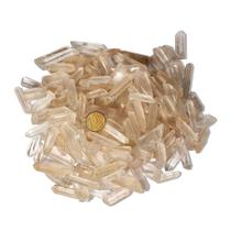 1 Kg de Cristal Quartzo Semi-Translúcido + 1 Kg de Lemuria Pequeno Quartzo para Orgonite