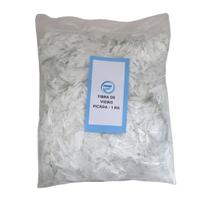 1 Kg De Fibra De Vidro Picada Para Concreto E Reboco
