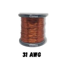 1 kg fio esmaltado cobre 31 awg encorb 1 kg fio esmaltado cobre 31 awg encorb