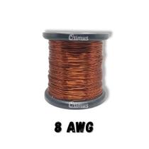 1 kg fio esmaltado cobre 8 awg encorb 1 kg fio esmaltado cobre 8 awg encorb