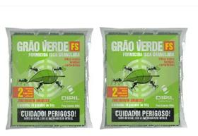 1 Kg Formicida Isca Grão Verde Formigas Cortadeiras Jardim