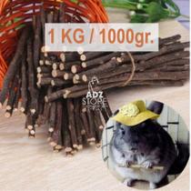 1 Kg Galhos de Amora Natural para Aves e Roedores Coelho Hamster Chinchila - Orgânico (Amoreira)