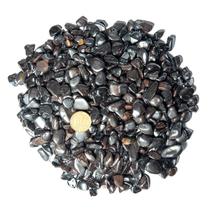 1 kg Hematita Rolado Pedra Natural PP 5 a 10 mm Tipo A