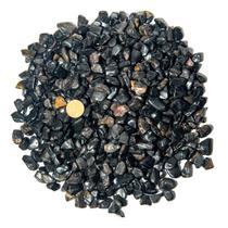 1 kg Ônix Preto Rolado Pedra Natural PP Aprox. 3 a 8mm