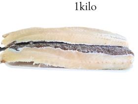 1 Kilo Bacalhau Imperial Salgado com Pele graudo- 1000gramas - Lynx produções