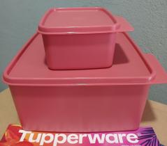 1 Kit Basic Line 500ml e 2,5 Litros Coral Tupperware