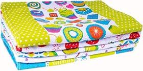 1 kit c/5 panos de pratos toalhado 40x60