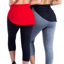 1 KIT Com duas Saias Tapa Bumbum Academia Treino Exercício