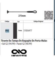 1 Kit Cordão Alça Tampão Bagagito Porta Malas Do Gol G2 G3-P91 1 Kit Cordão Alça Tampão Bagagito Porta Malas Do Gol G2 G3-P91