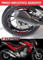1 Kit Friso Refletivo + 1 Kit Ploter Vinil Cb 250 Twister 1 Kit Friso Refletivo + 1 Kit Ploter Vinil Cb 250 Twister