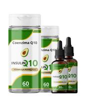 1 kit inslulinq10 2 pote 60 cápsulas e 2 frasco 30ml