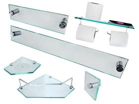 1 Kit Para Banheiro Diamante Premium Max (6 Peças) 1 Kit Para Banheiro Diamante Premium Max (6 Peças)