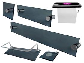 1 Kit para banheiro Premium 6 peças 1 Kit para banheiro Premium 6 peças