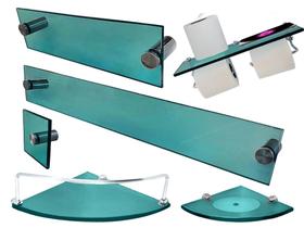 1 Kit Para Banheiro Premium Max 03 (6 Peças) 1 Kit Para Banheiro Premium Max 03 (6 Peças)