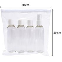 1 Kit Viagem 4 Frasco Spray Ft Shampoo Creme Sabonete 100ml