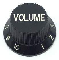 1 Knob Plástico VOLUME guitarra strato PST PRETO Unidade