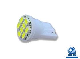 1 Lâmpada Automotiva T10 8 Smd Pingo - Super Branca