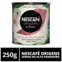 1 Lata, Café Especial Arábica Em Pó, Nescafé Origens, Serras do Alto Paranaíba, 250g