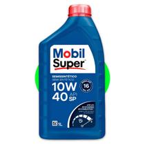 1 Litro de Óleo 10w40 Mobil Super Semissintético Api Sn 2000 X3 Flex 1 Litro de Óleo 10w40 Mobil Super Semissintético Api Sn 2000 X3 Flex