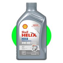 1 Litro de Óleo 5w40 Shell Helix Sintético Av Flex Gasolina Etanol