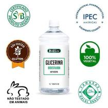 1 Litro Glicerina Bidestilada Usp Vegetal + Laudo E 1 Litro Glicerina Bidestilada Usp Vegetal + Laudo E