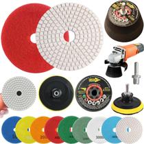 1 Lixa Grão 4 Pol. 100Mm Diamantada + 1 Rebolo Cônico 45 1 Lixa Grão 4 Pol. 100Mm Diamantada + 1 Rebolo Cônico 45