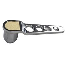 1 Maçaneta Interna Porta Esportiva Cromada E Marfim Fusca