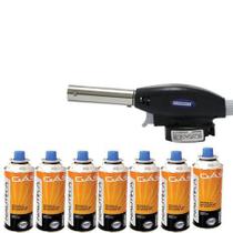 1 Maçarico Portátil culinário Ferimte MA54 + 7 Carga Nautika 227g 1 Maçarico Portátil culinário Ferimte MA54 + 7 Carga Nautika 227g