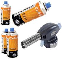 1 Maçarico Western 6019 + 4 latas Nautika 227g 1 Maçarico Western 6019 + 4 latas Nautika 227g