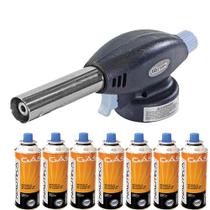 1 Maçarico Western 6019 + 7 carga Nautika 227g 1 Maçarico Western 6019 + 7 carga Nautika 227g