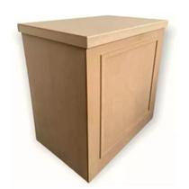 1 Mesa Boiserie Moldurada Fake Para Festa - Enfeite Suporte Cake Em MDF Cru