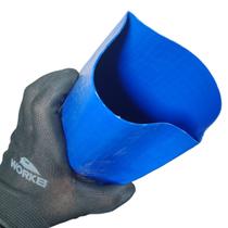 1 Metro de Mangueira Flat Azul Achatada 4 Polegadas Irrigação Londribor