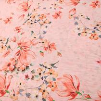 1 Metro Tecido Crepe de Seda Estampado Exclusivo 1,00x1,50m