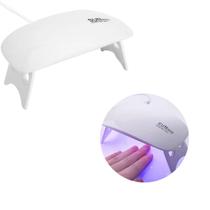 1 Mini Cabine Led Uv Estufa Seca Unha Esmalte Gel Fibra Nail