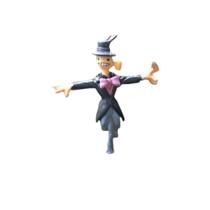 1 Mini Espantalho 5 Cm Para Terrário Mini Jardm Bonsai