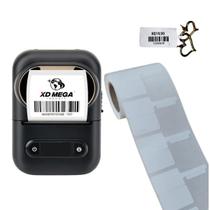 1 mini impressora termica XD-210 + 5 rolos etiqueta para Joias e oculos