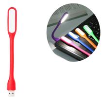 1 Mini Luminária Lanterna Luz Led Pc Leitura Notebook Usb