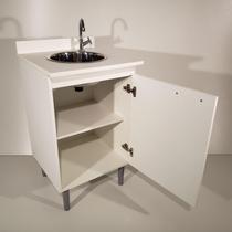 1 Módulo Pia Para Clínicas Odontológicas Com Cuba E Torneira