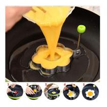 1 Molde Forma Omeleteira Panqueca Ovo Frito Aço Inox Modelo Estrela