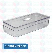 1 Organizador Geladeira Tampa 3,6L Tela Porta Ovos Acrílico