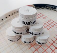 1 Overgrip Wilson Pegajoso Perfurado Grip para raquete Tennis, Beach Tênis, Badminton, Squash ~ BRANCO