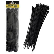 1 Pacote 50 Abraçadeiras Lacre Nylon Cinta Plástica 7x500mm Fita Hellerman 50cm Preta